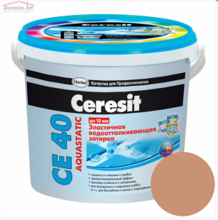 Фуга для плитки Ceresit СЕ 40 Aquastatic эластичная тоффи 44 (2 кг)